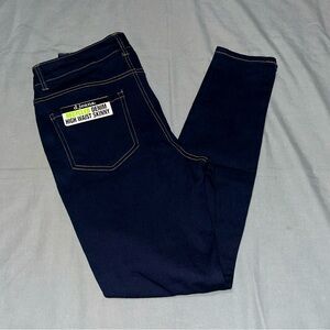 D. Jeans High Waist Dark Wash Recycled Blue Denim Skinny Jeans Size 6